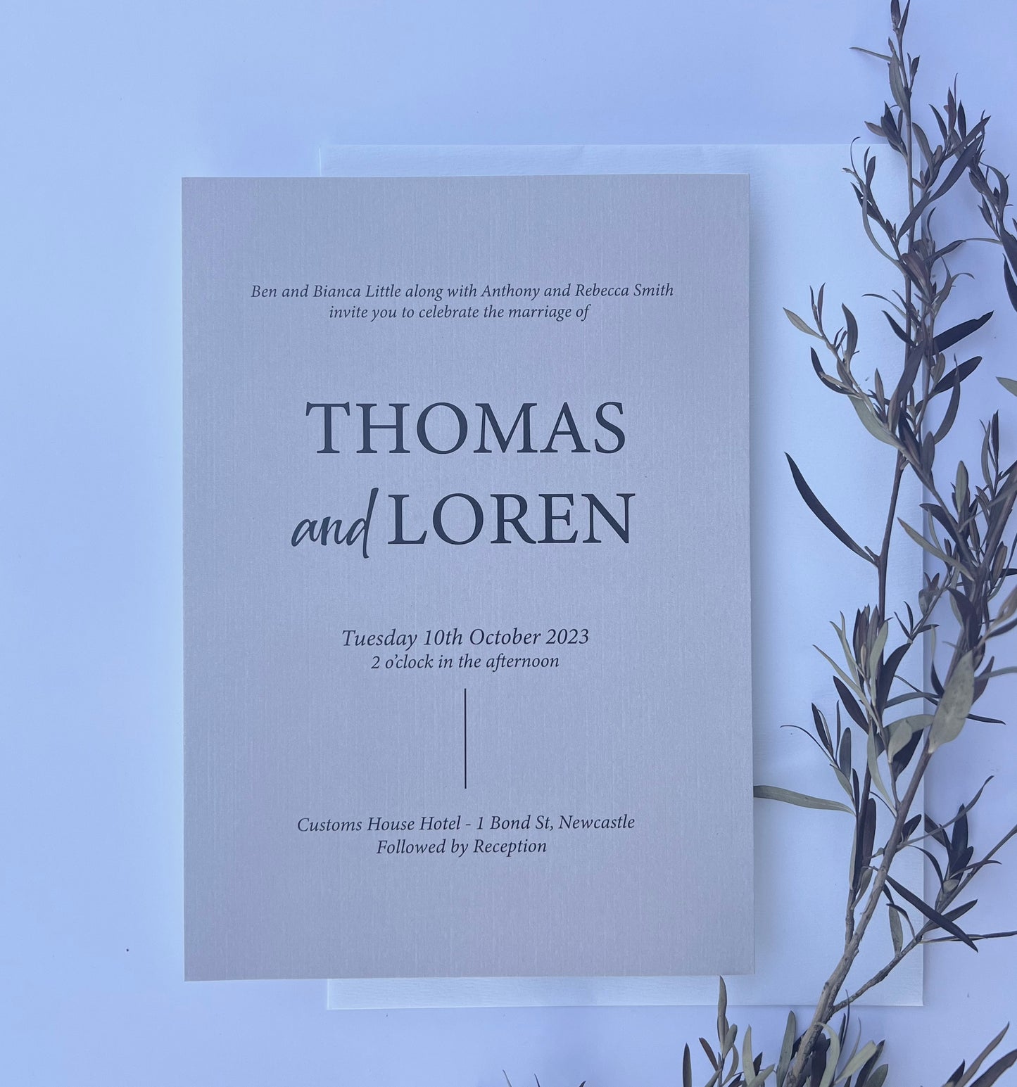 Thomas Invitation