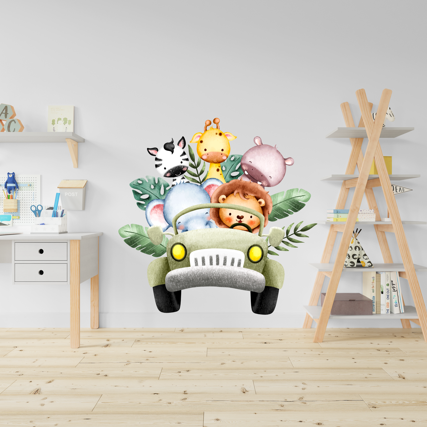 Baby Jeep Safari Wall Decals