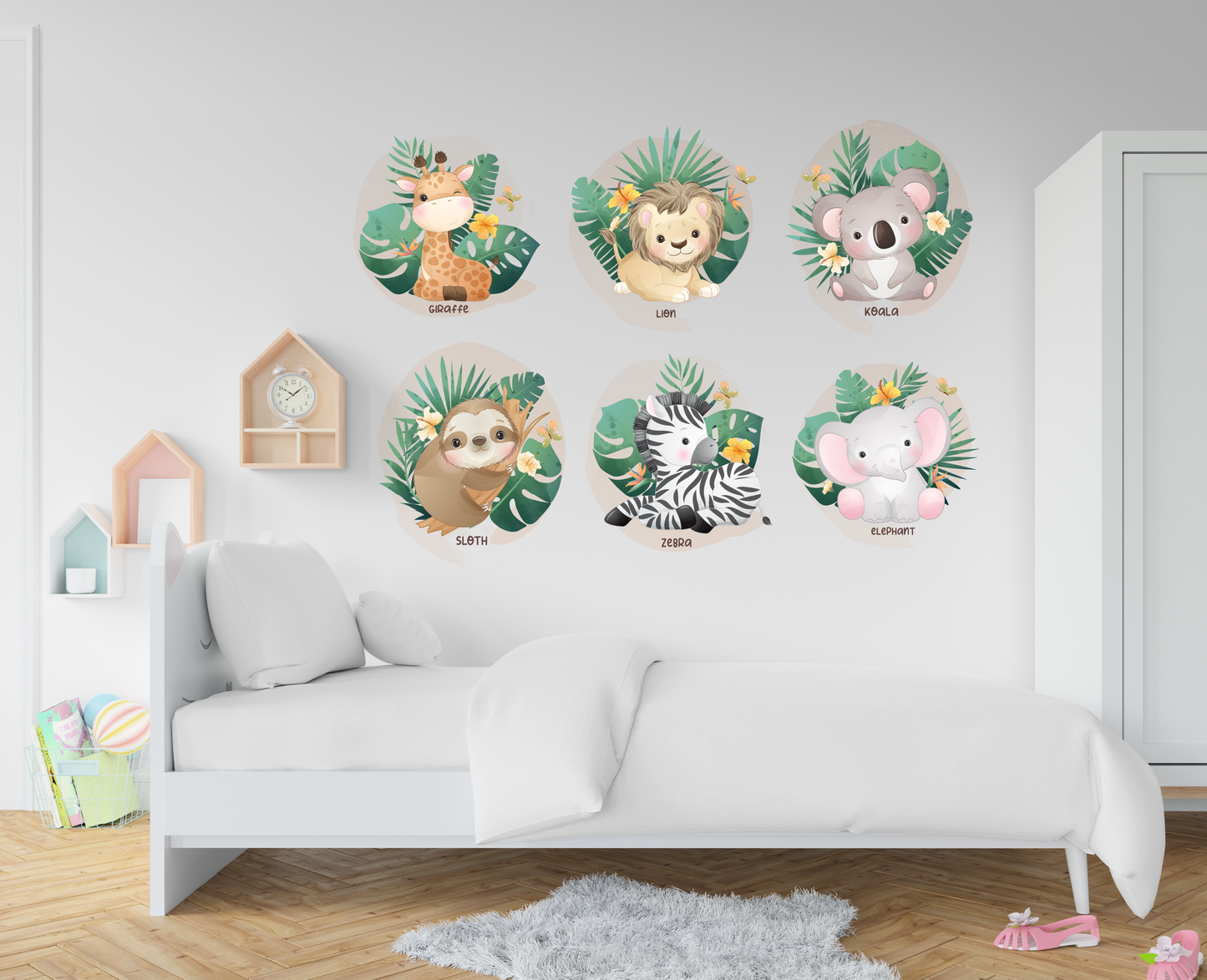 Jungle Animals Wall Decals