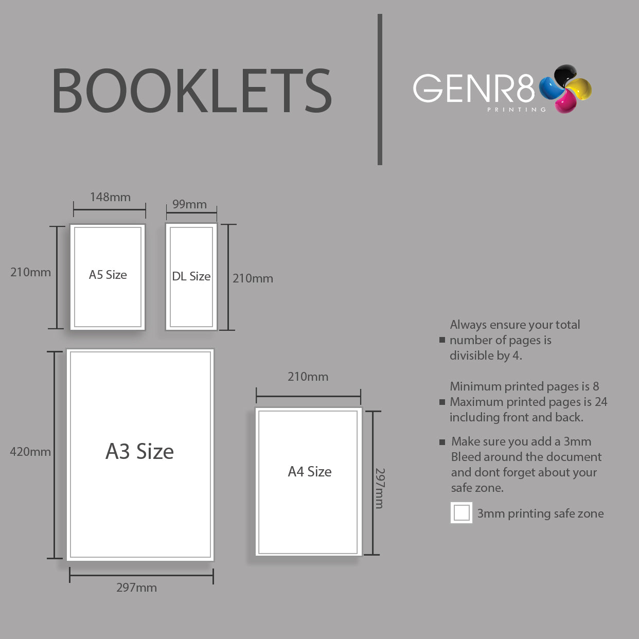 Saddle Stitch Booklet A4